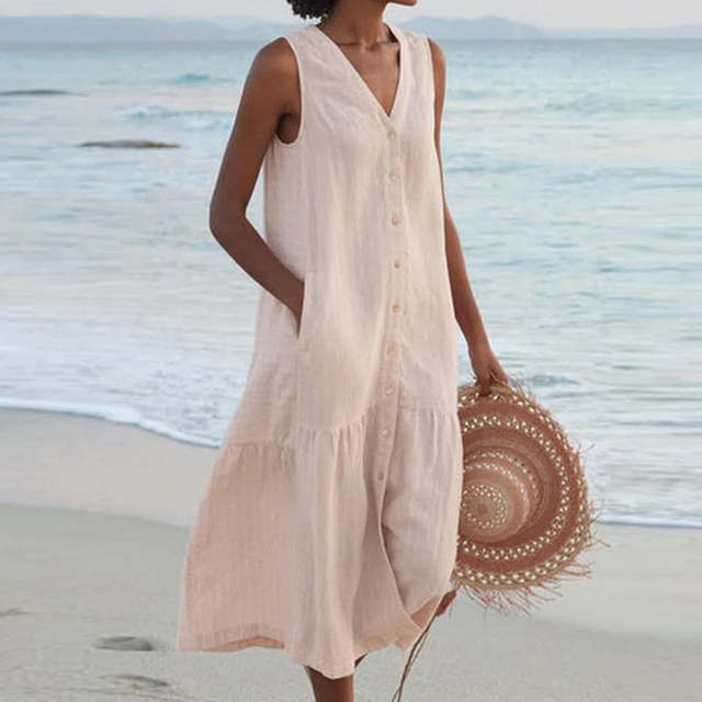 LYRA – V-NECK SUMMER DRESS