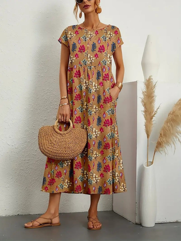 Deborah - Elegant Floral Dress