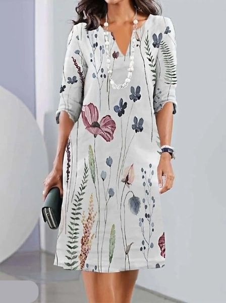 ELEANOR | FLORAL LAYERED DRESS