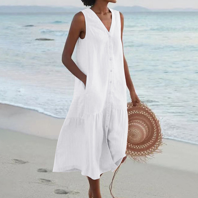LYRA – V-NECK SUMMER DRESS