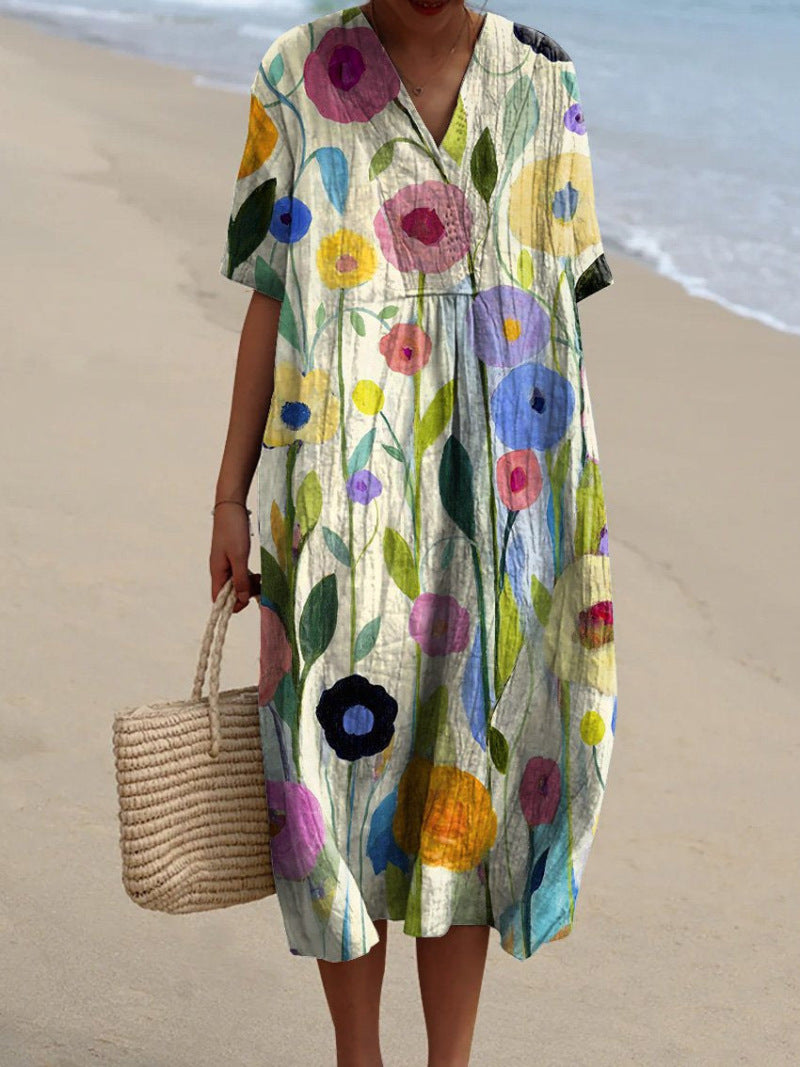 Nicka - Bright Floral Dress