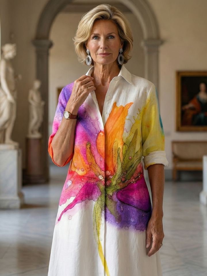 Ursula | Painted Garden Dress