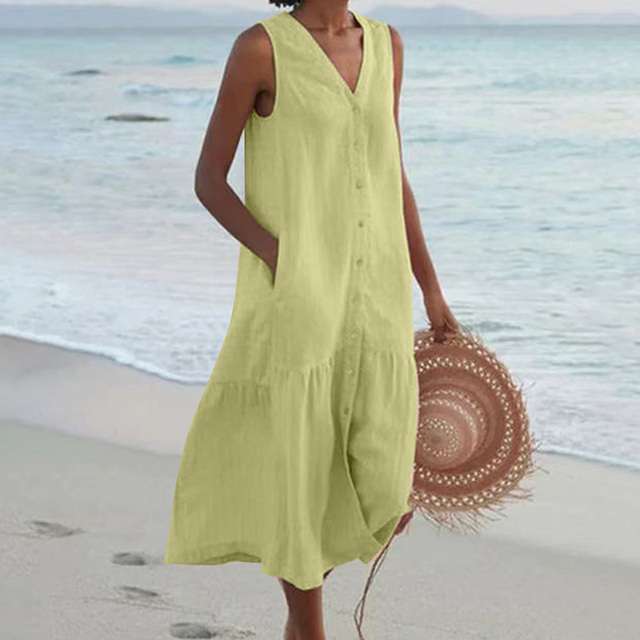 LYRA – V-NECK SUMMER DRESS