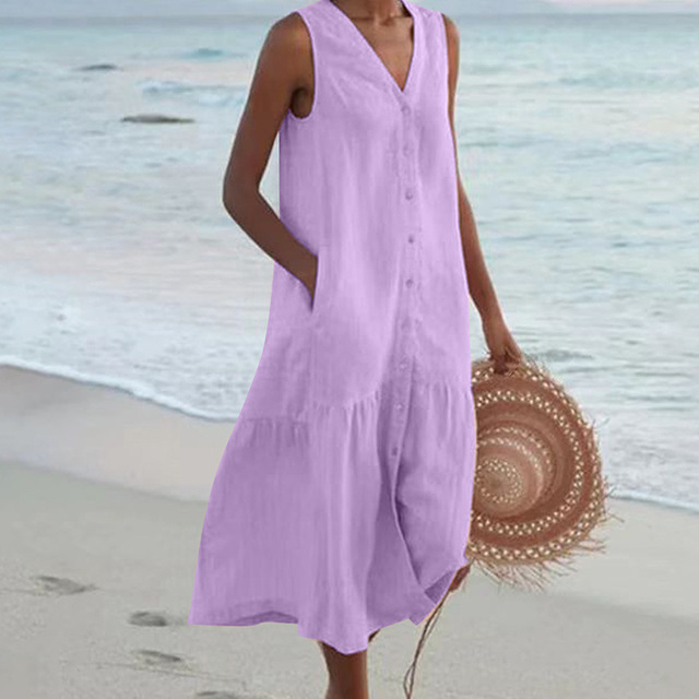 LYRA – V-NECK SUMMER DRESS