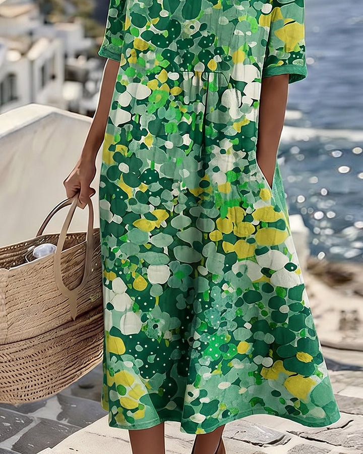 Loose Printed Dress