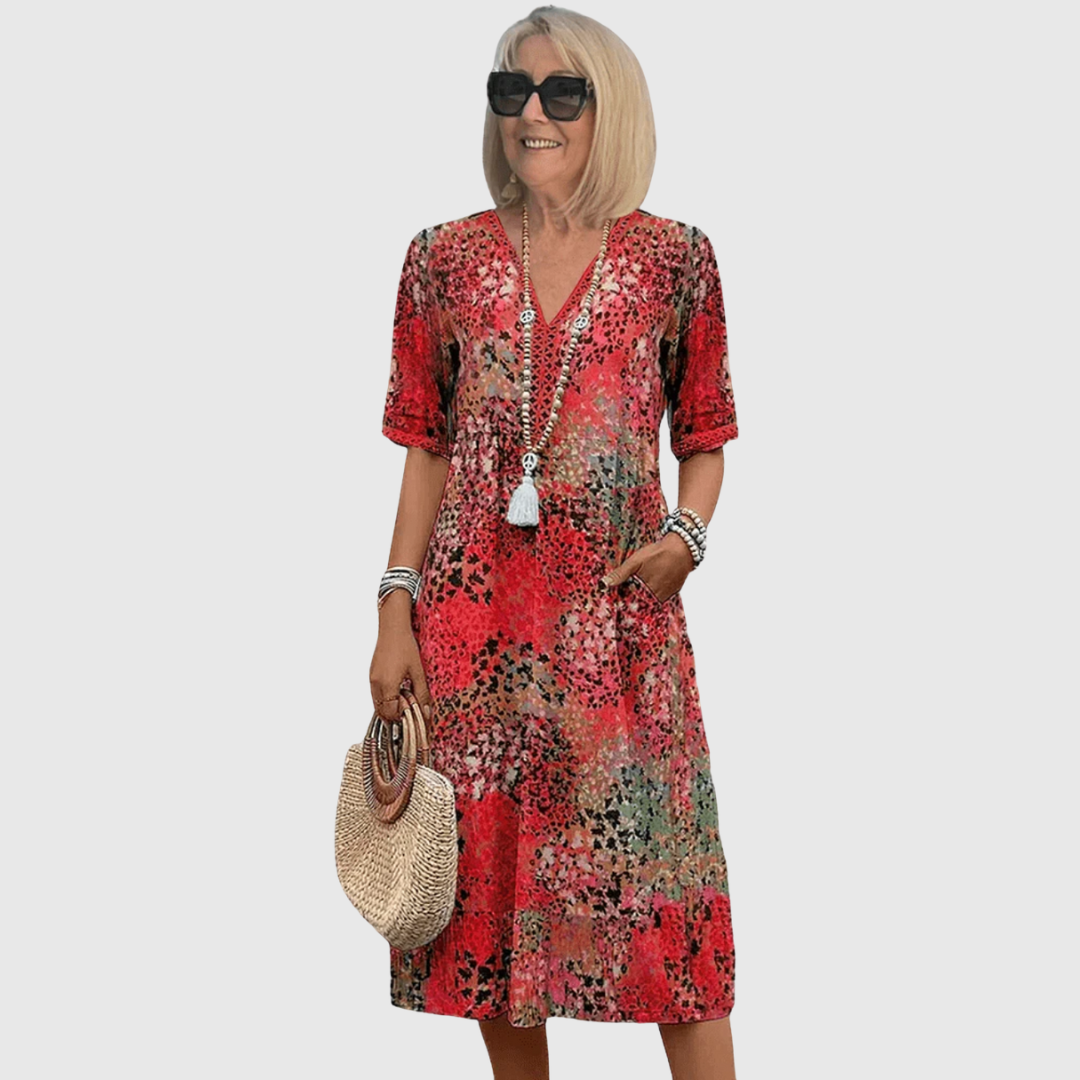 Marina - Elegant Summer Midi Dress