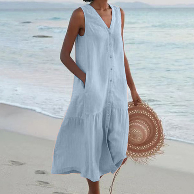 LYRA – V-NECK SUMMER DRESS