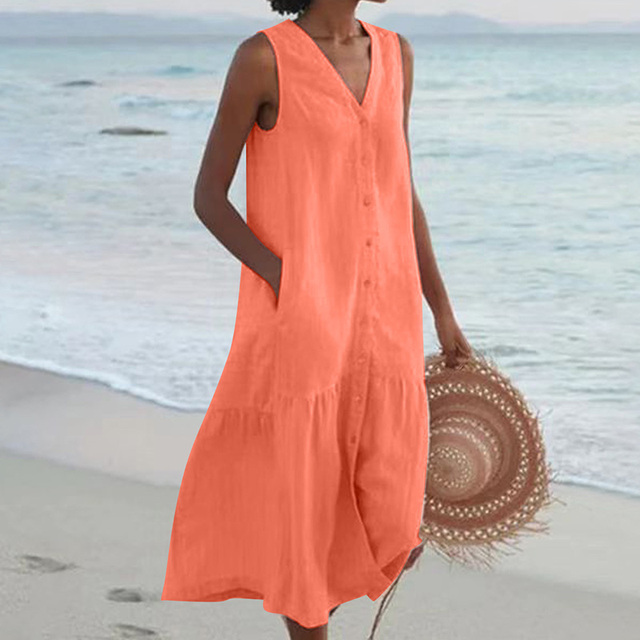 LYRA – V-NECK SUMMER DRESS