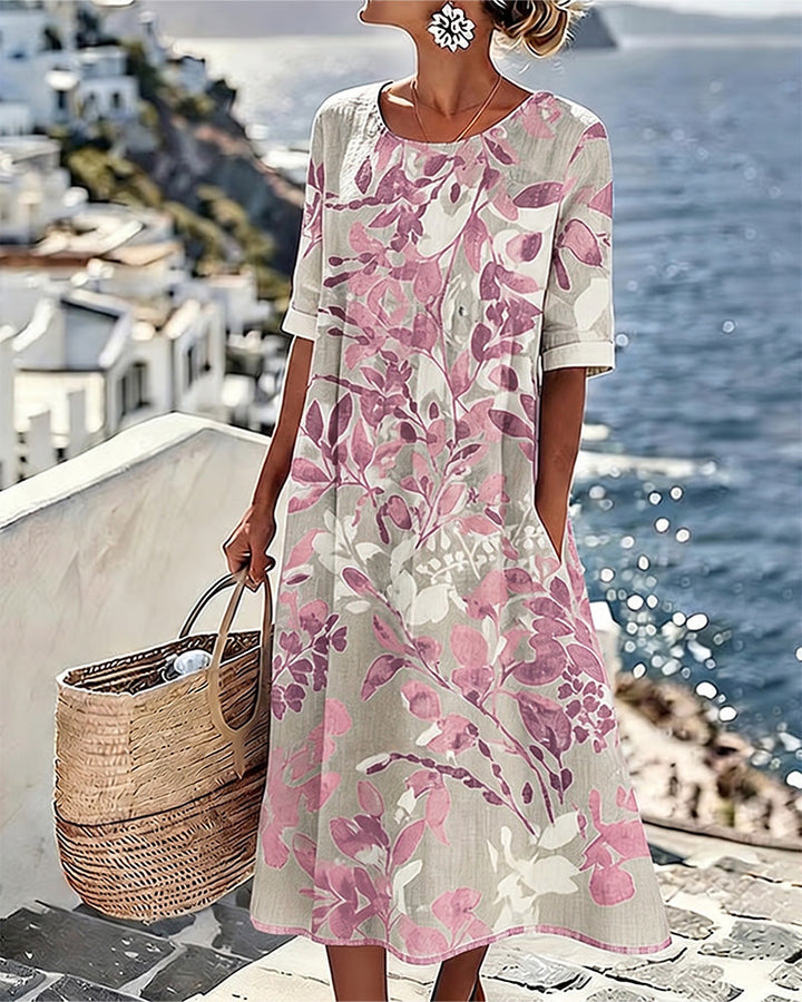 Printed Shift Dress