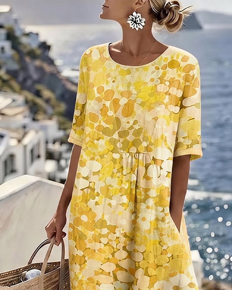 Loose Printed Dress