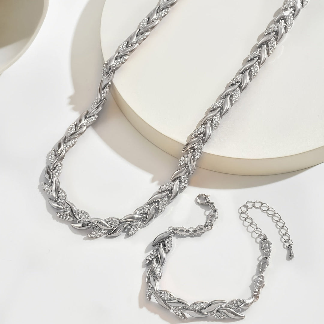 Fish Tail Crystal Set