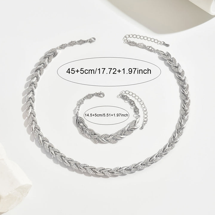 Fish Tail Crystal Set