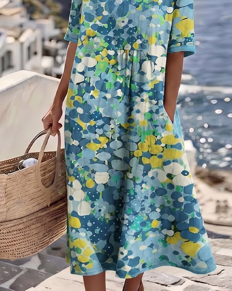 Loose Printed Dress