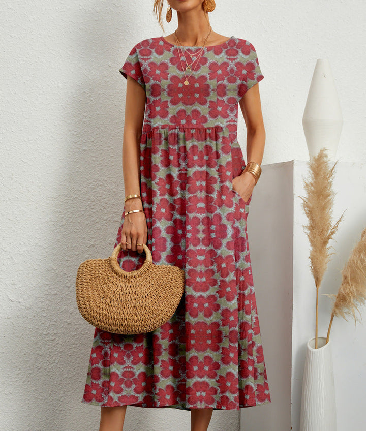 Deborah - Elegant Floral Dress