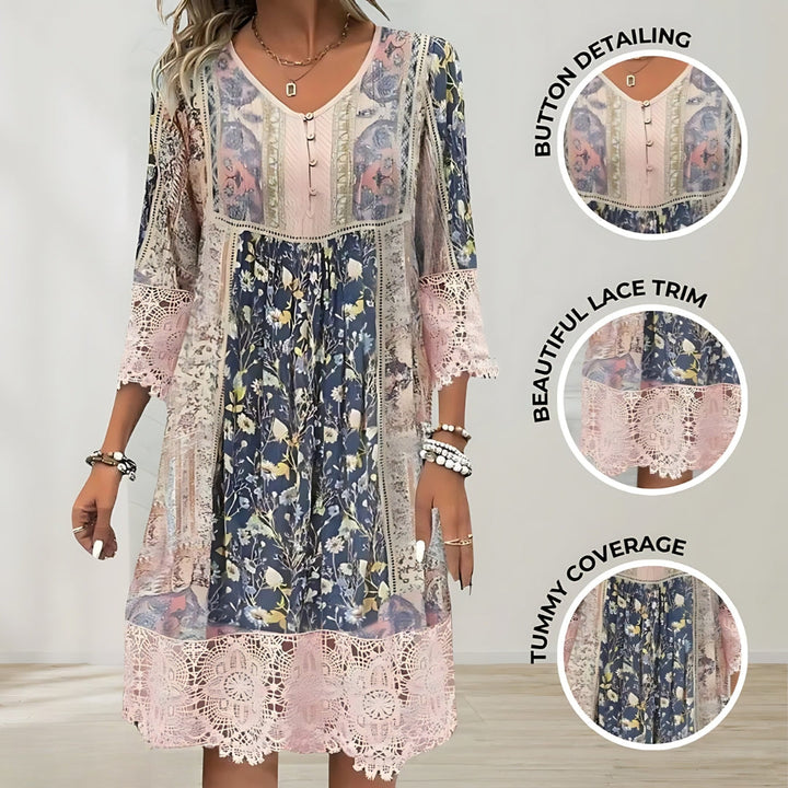 NAYA | MIDI BOHO LUXE DRESS