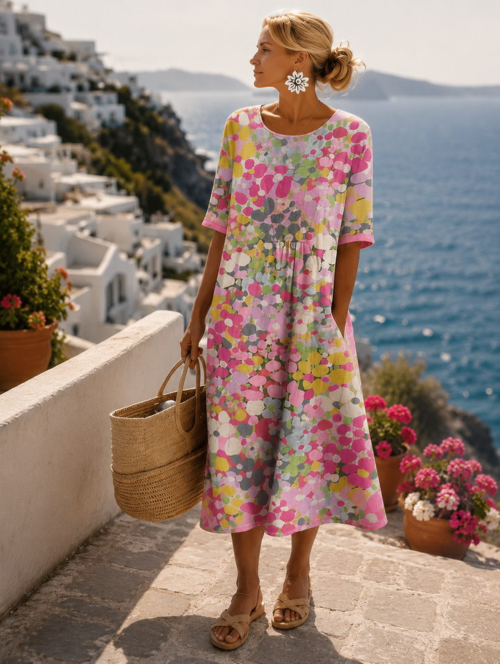 Elena - Elegant Lightweight Midi Dress