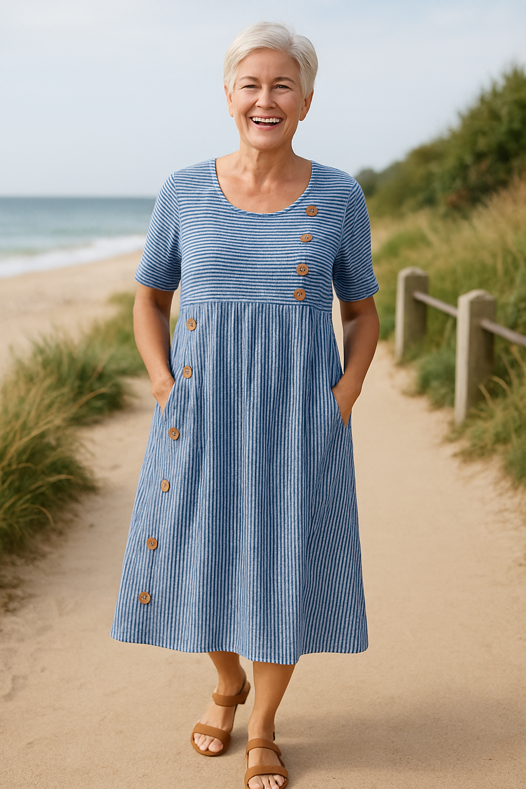 Brienne - Airy Midi Dress