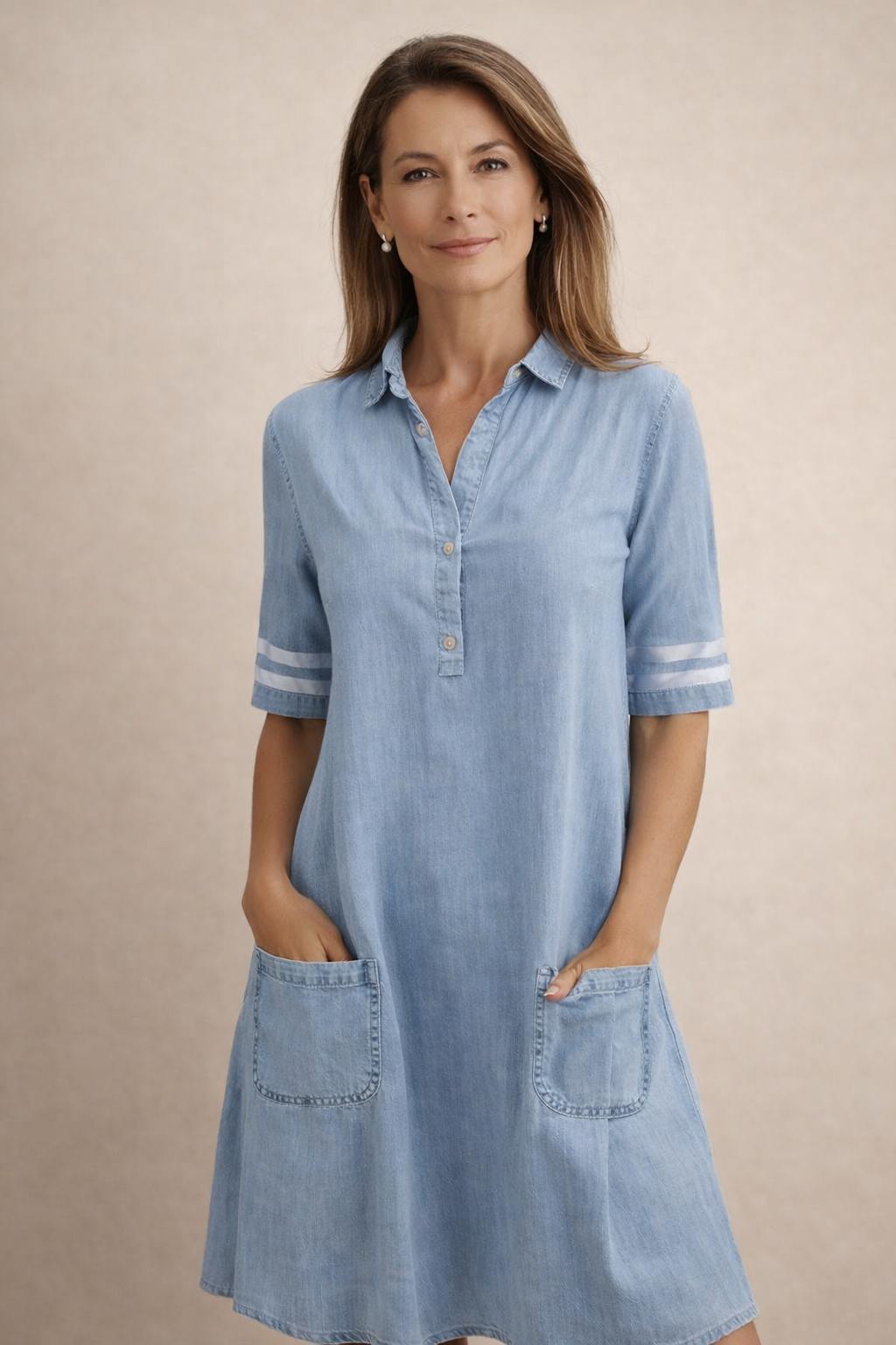 Brittany - Casual Denim Dress