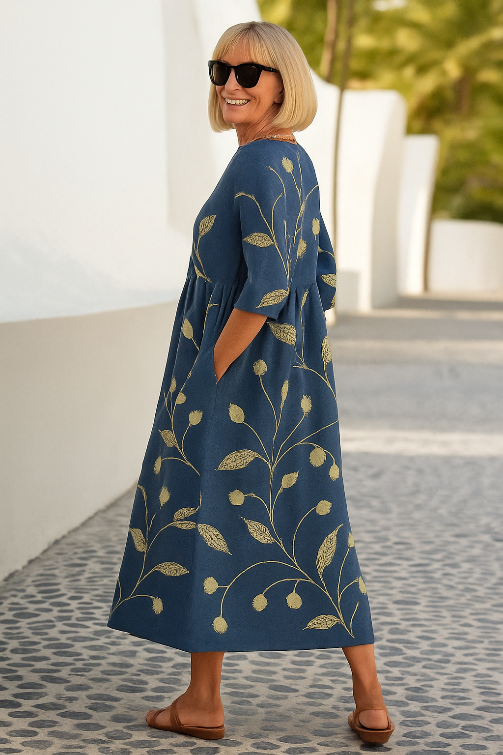 LUNA RELAX MIDI DRESS