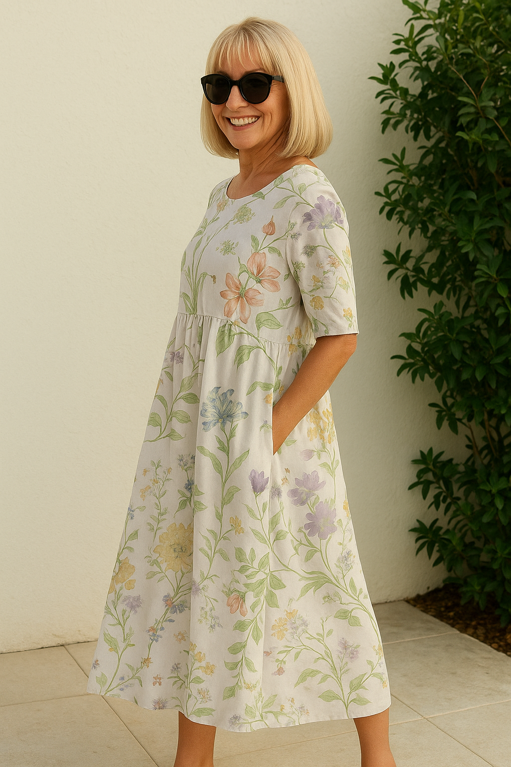 LUNA RELAX MIDI DRESS