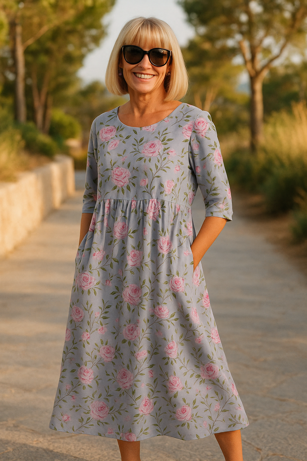 LUNA RELAX MIDI DRESS