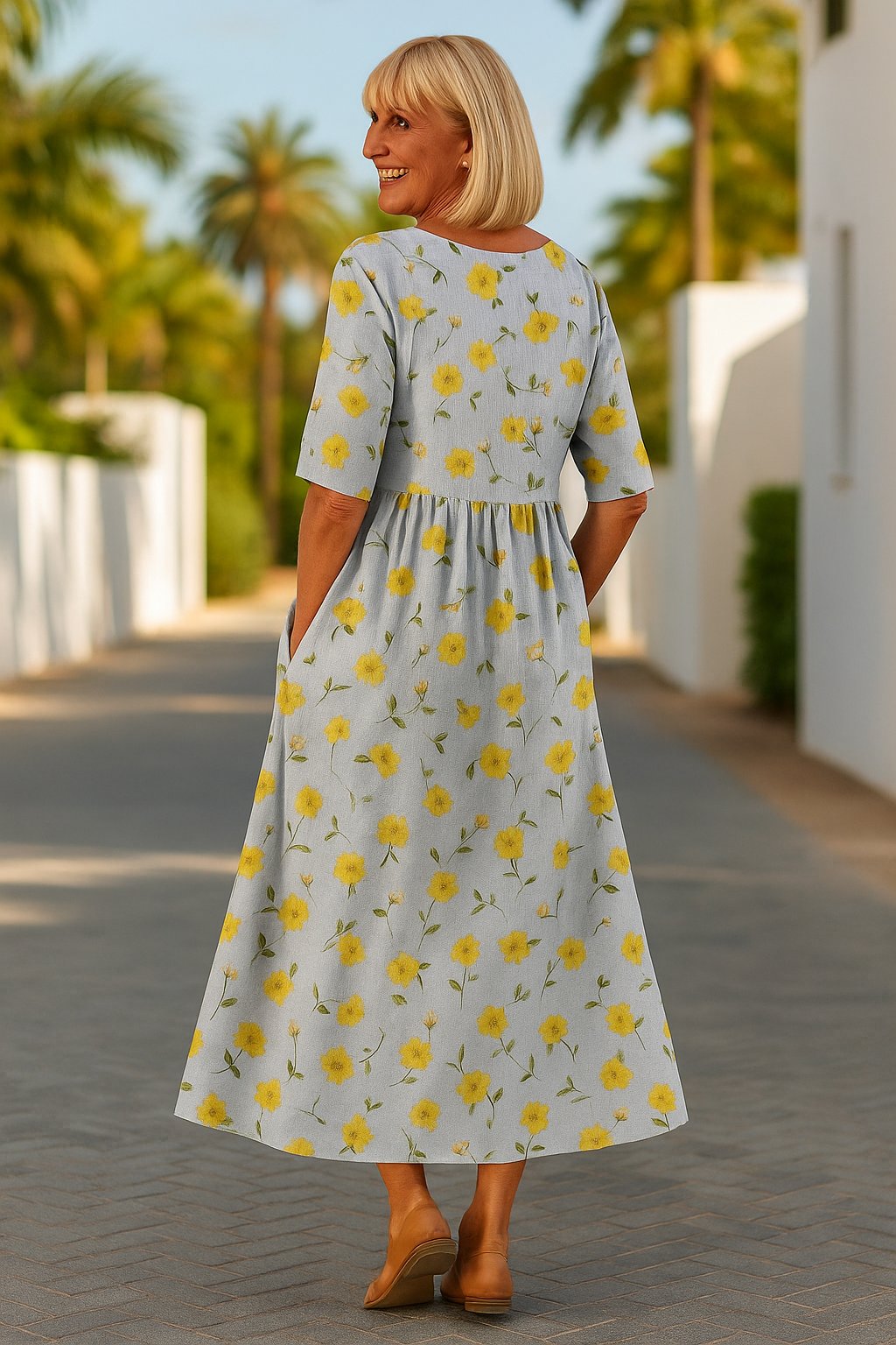 LUNA RELAX MIDI DRESS