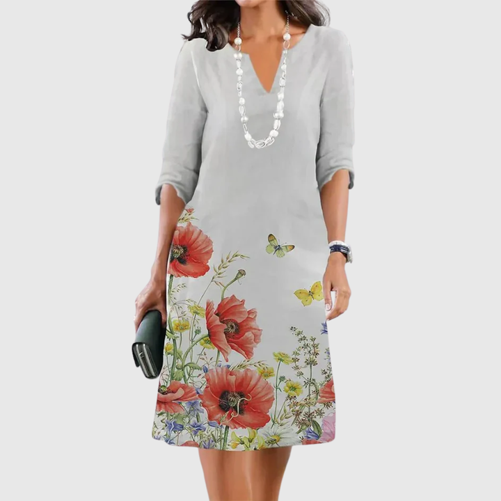 ELEANOR | FLORAL LAYERED DRESS