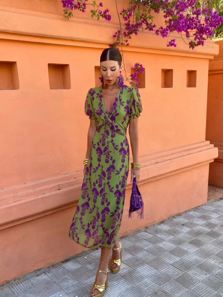 Lieke™ | Colorful Summer Print Dress