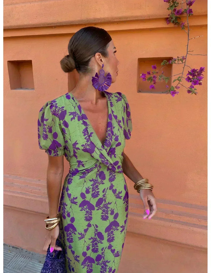 Lieke™ | Colorful Summer Print Dress