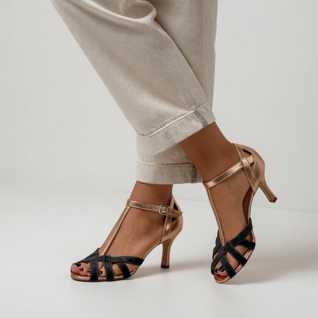 Amélia™ — Woven Sandal with Stiletto Heel, Retro Feminine Elegance