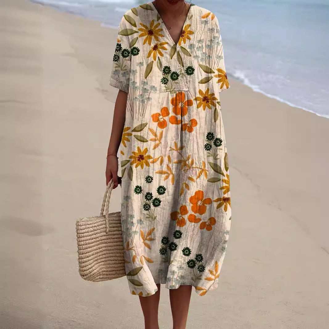 Nicka - Bright Floral Dress