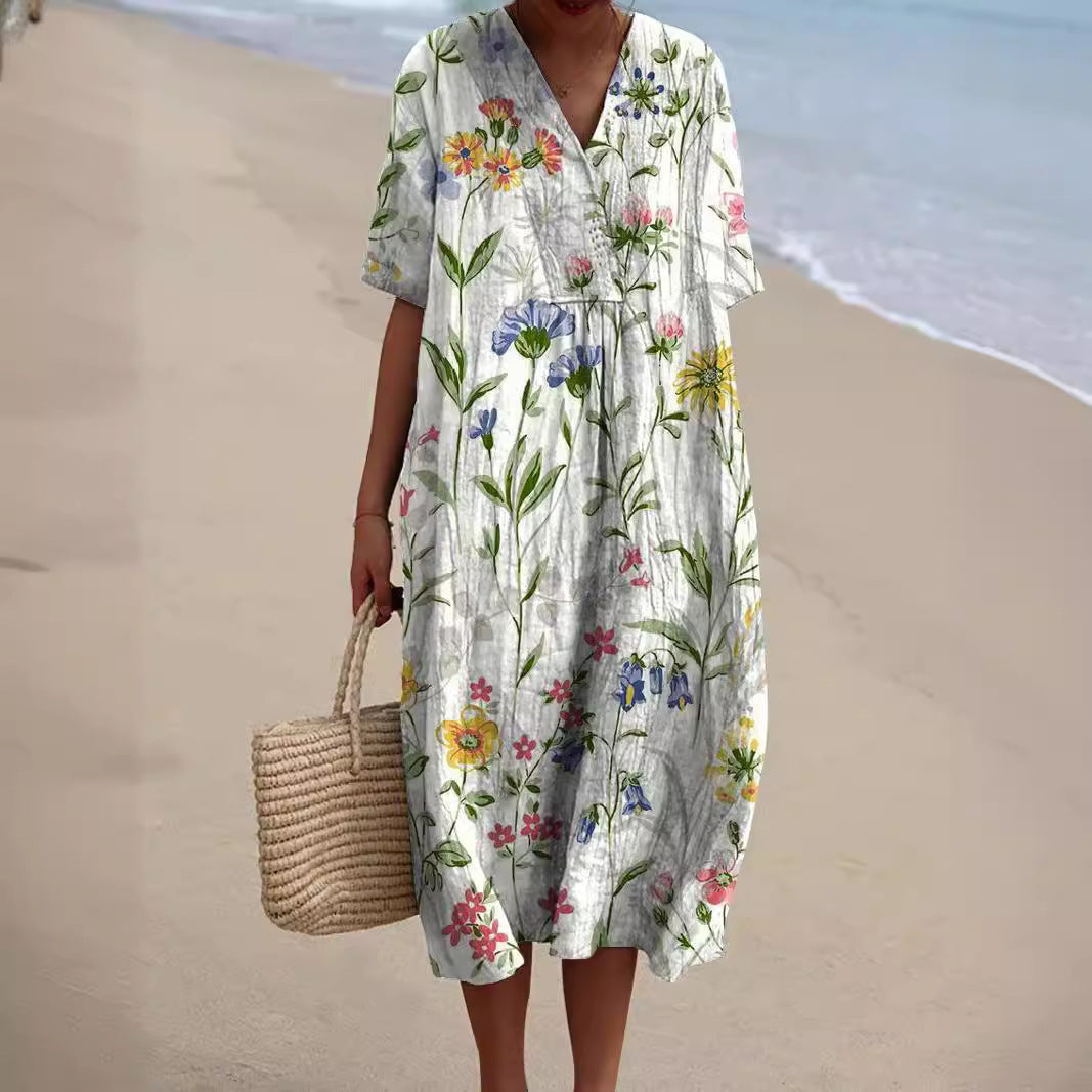Nicka - Bright Floral Dress