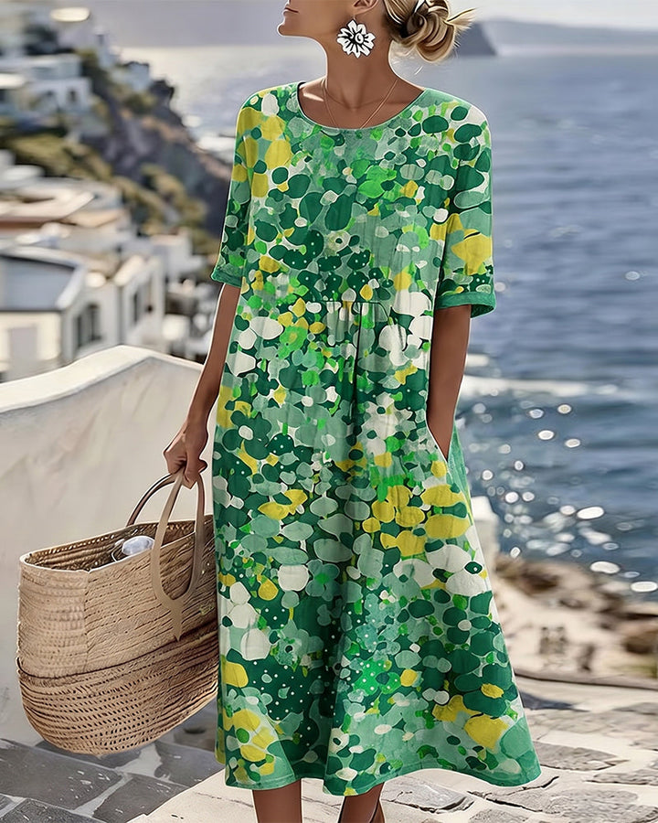 Loose Printed Dress
