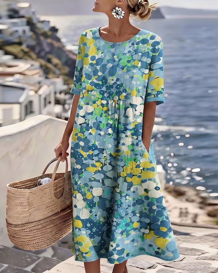 Loose Printed Dress