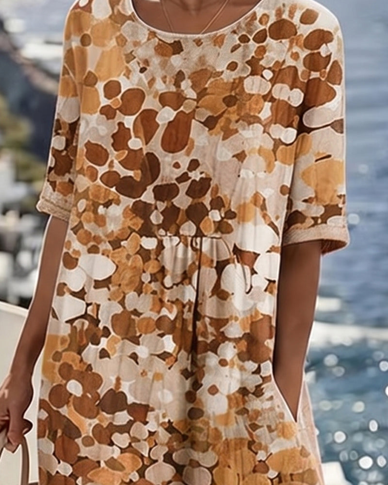 Loose Printed Dress