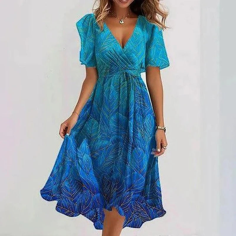 Yara - Elegant Floral Dress