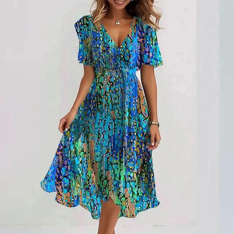 Yara - Elegant Floral Dress