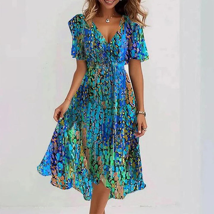 Yara - Elegant Floral Dress