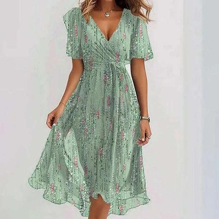Yara - Elegant Floral Dress