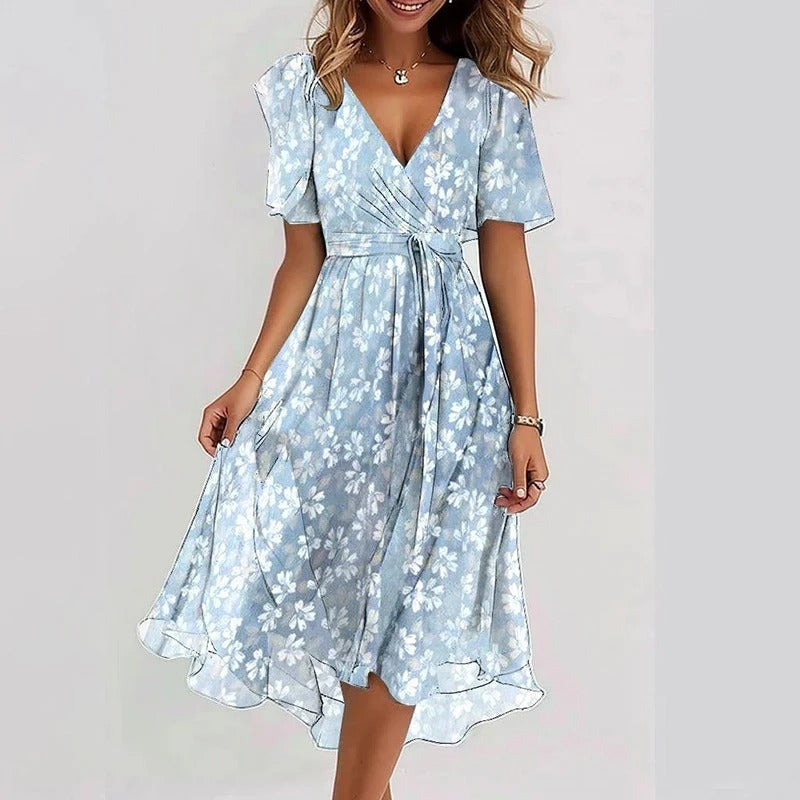 Yara - Elegant Floral Dress
