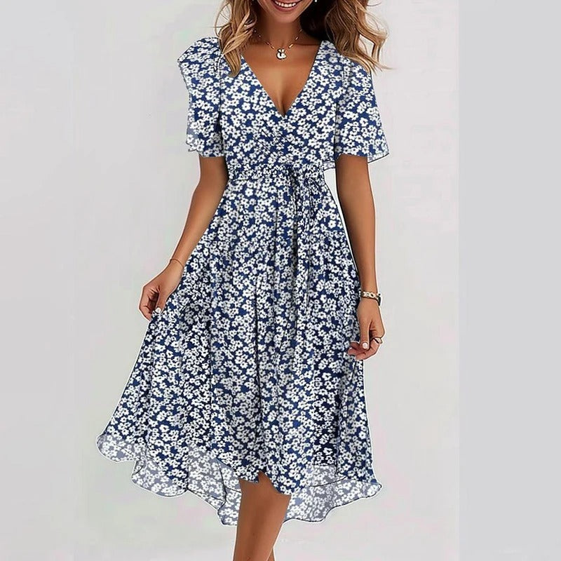 Yara - Elegant Floral Dress