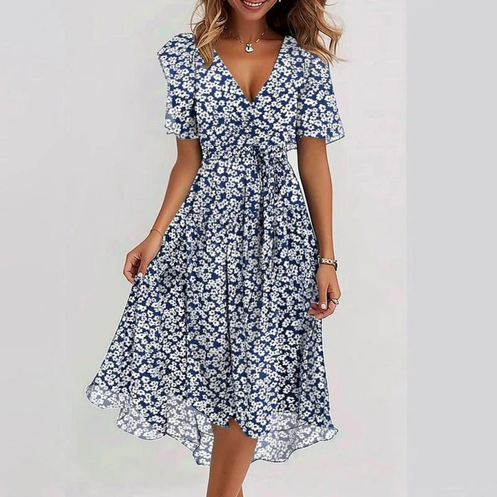 Yara - Elegant Floral Dress