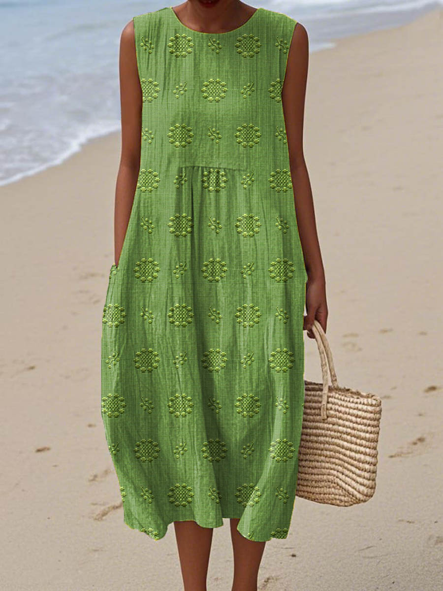 Pink - Elegant Summer Dress