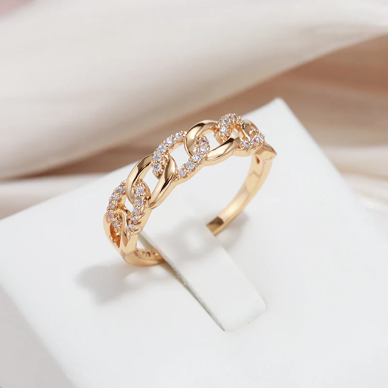 Gold Ring “Chic Link”
