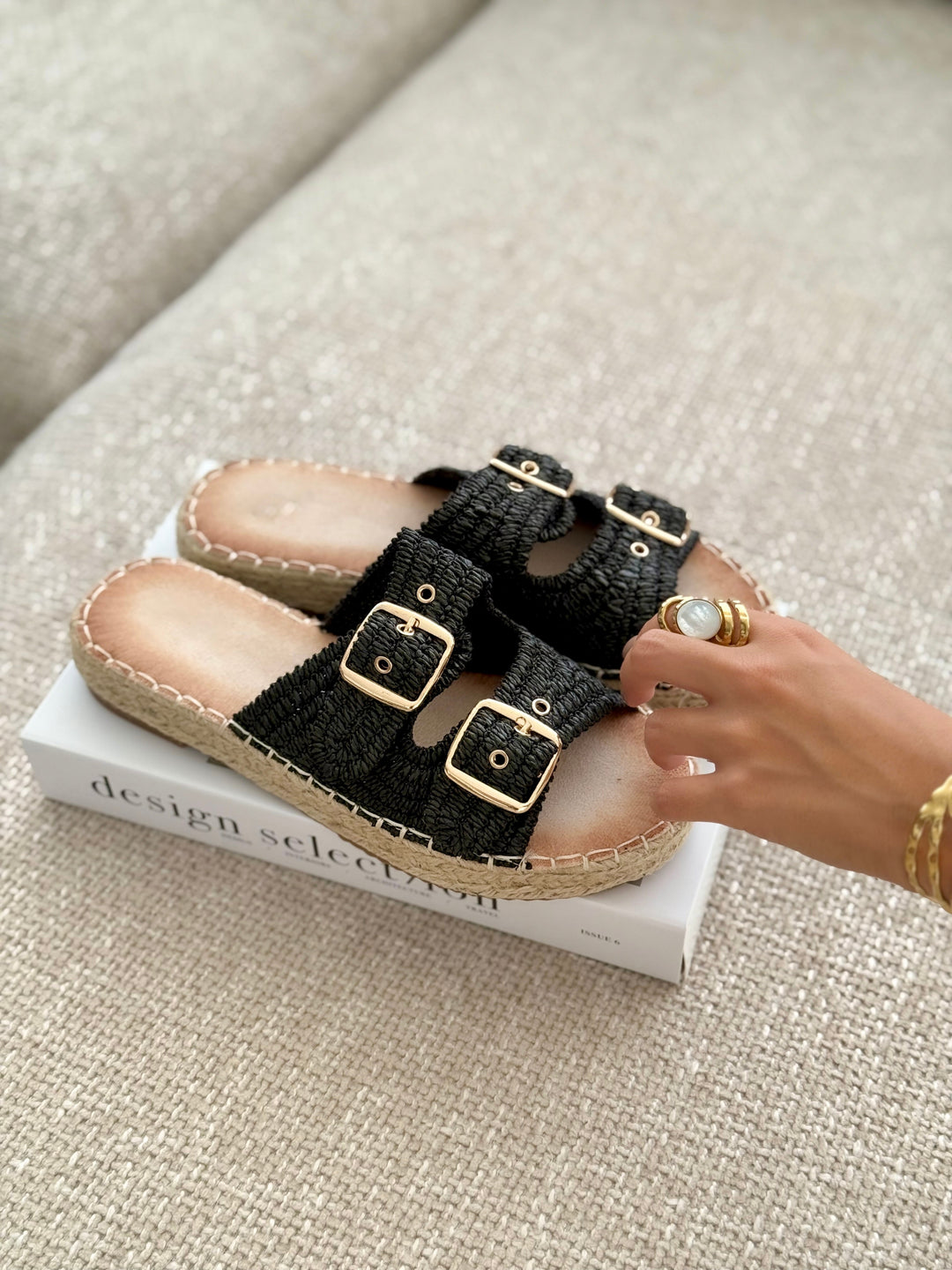 "TALIA" Sandals BLACK