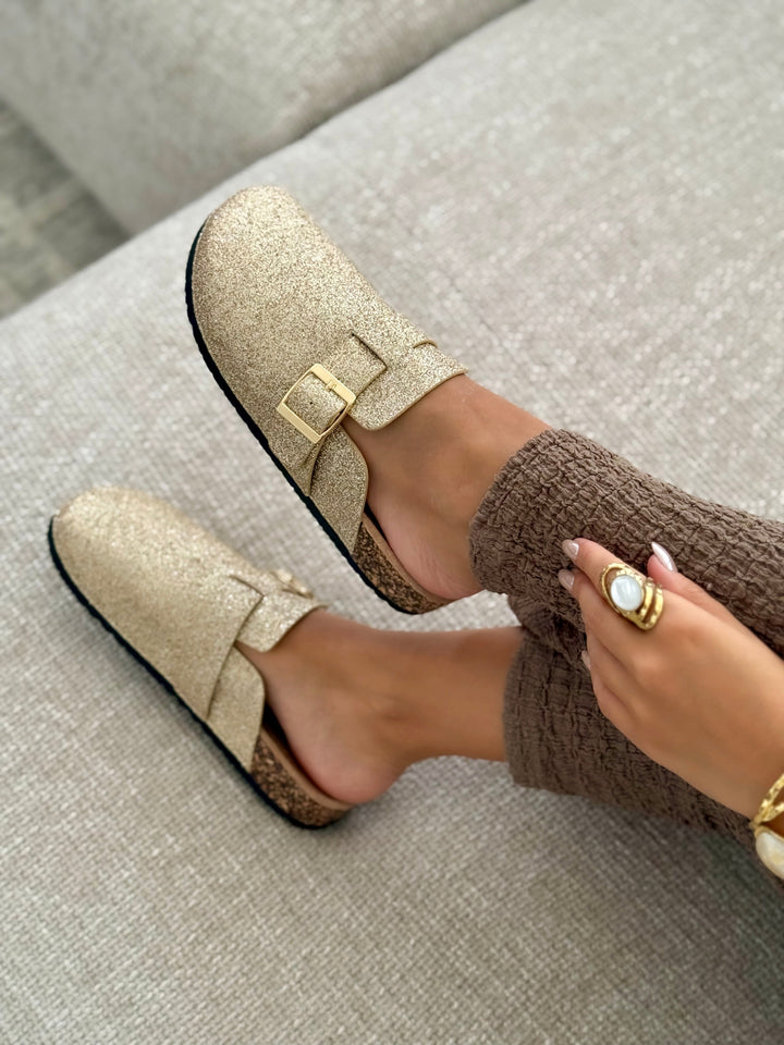 Mules "SOLINE" GOLD