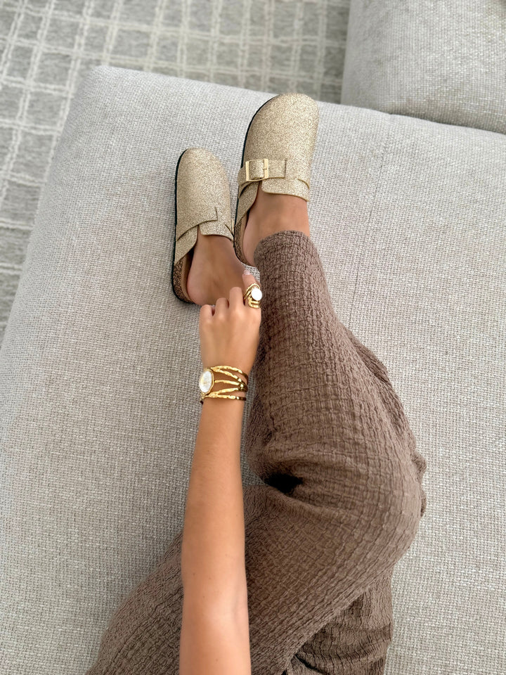 Mules "SOLINE" GOLD