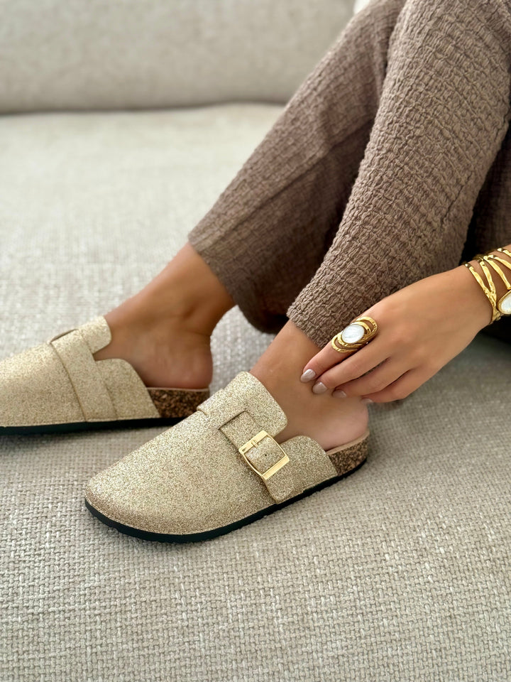Mules "SOLINE" GOLD