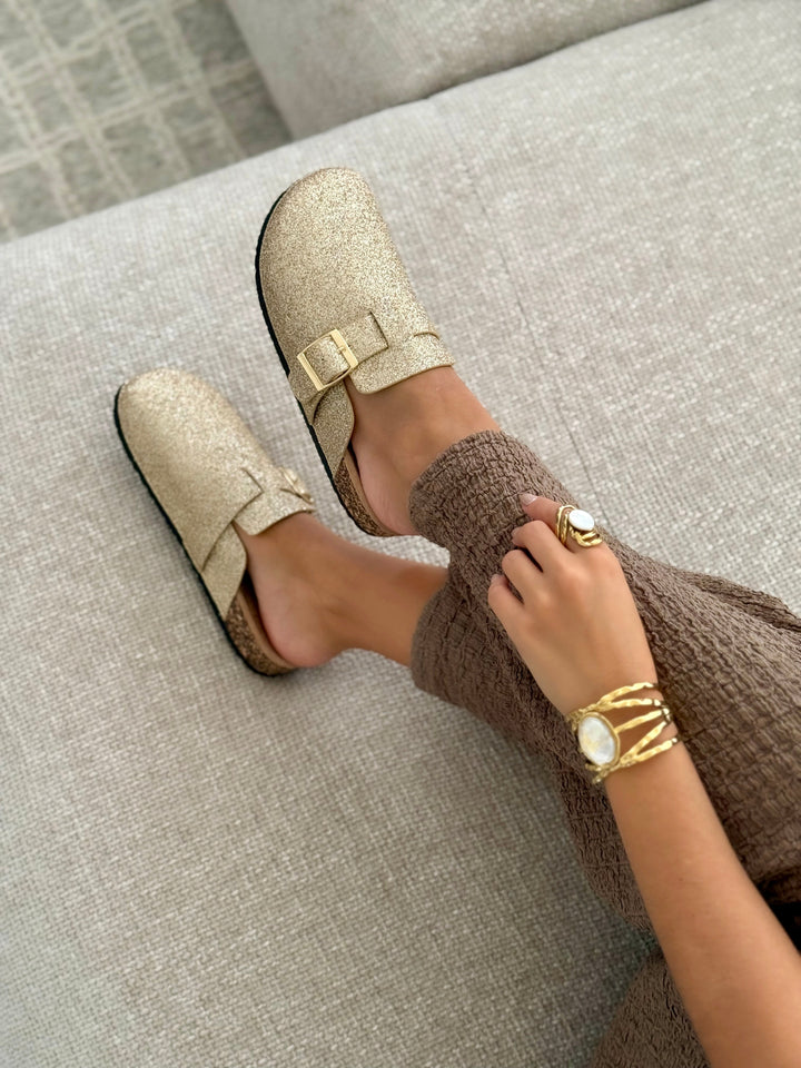 Mules "SOLINE" GOLD
