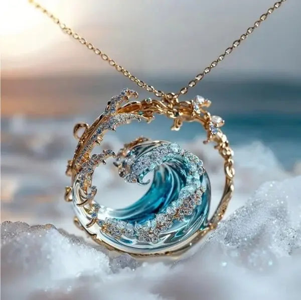 Necklace with “Ocean's Promise” Pendant